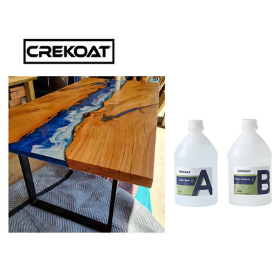 2/1 Verhouding Clear Epoxy Resin Kit Casting Coating For River Table Tops Low Odor