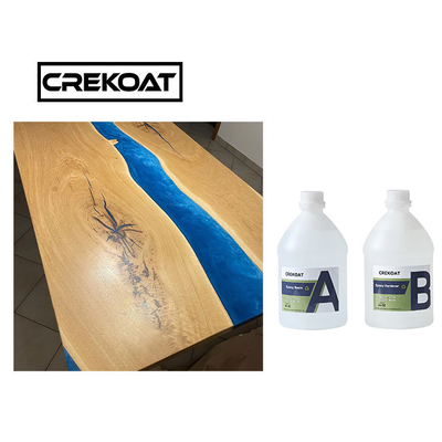 2/1 Verhouding Clear Epoxy Resin Kit Casting Coating For River Table Tops Low Odor
