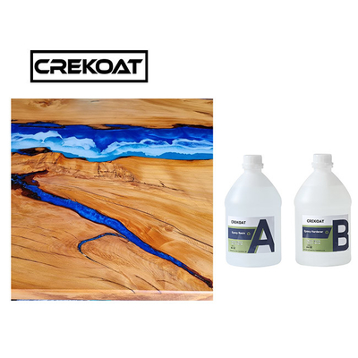 4 giet de duim Dikke Gietende Hars Epoxy voor Enige Lijst Crystal Clear