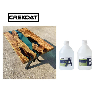 4 giet de duim Dikke Gietende Hars Epoxy voor Enige Lijst Crystal Clear