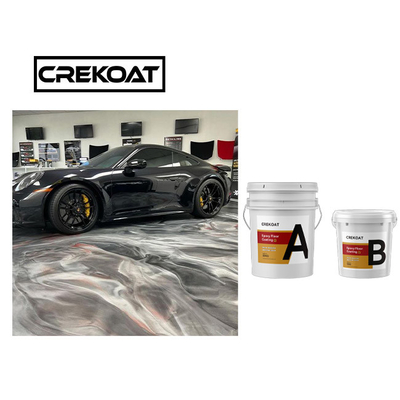 Crystal Clear Concrete Metallic Epoxy-Bestand de Kras van de Vloerdeklaag