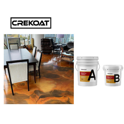 UV Bestand 3d Epoxy niet Giftige Hars Metaal Concrete Vloer