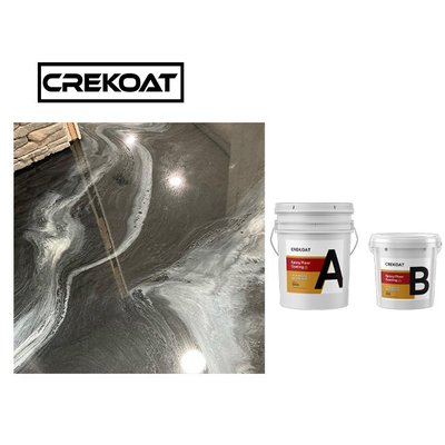 De Verf UV Bestand Epoxyhars en Hardner van de luchthaven Metaal Epoxyvloer