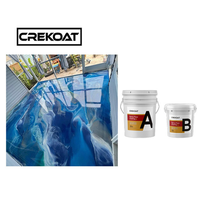 Zelf Nivellerende Zwarte Metaal Epoxyvloerdeklaag voor Ceramisch