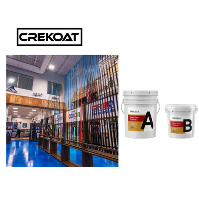 Vloer van Crystal Metallic Epoxy Resin Coating van de misstapweerstand de Zwarte en Gouden Epoxy