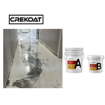 Duurzame Metaal Epoxycountertop van de Vloerdeklaag Waterdichte UV Bestand