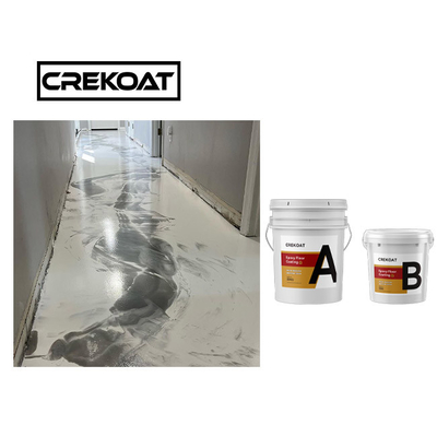 De Witte Metaal Epoxyvloer die van MSDS Duidelijke Polyesterhars voor Beton met een laag bedekken
