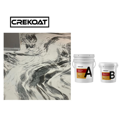 Lage VOC poederen de Bevloeringssysteem van de Epoxyhars Metaal Epoxyverf