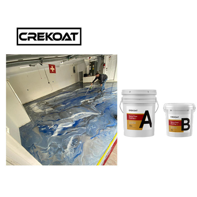 De antislip Hittebestendige Metaal Epoxy Hoge Garagevloer polijst