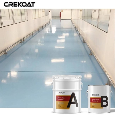 Vlok Decoratieve Concrete Vloer die Epoxyvernis Middendeklaag met een laag bedekken