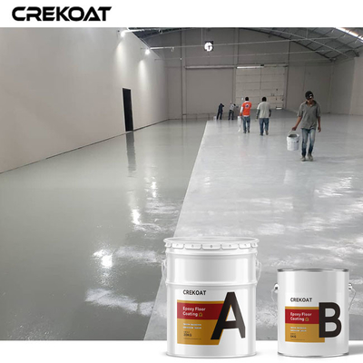 Vlok Decoratieve Concrete Vloer die Epoxyvernis Middendeklaag met een laag bedekken