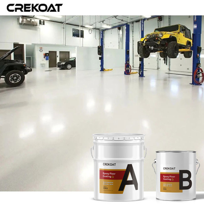 2 Deklaag van de de Verf Schokbestendige Epoxyhars van de pak de Epoxyoplosmiddel Gebaseerde Vloer