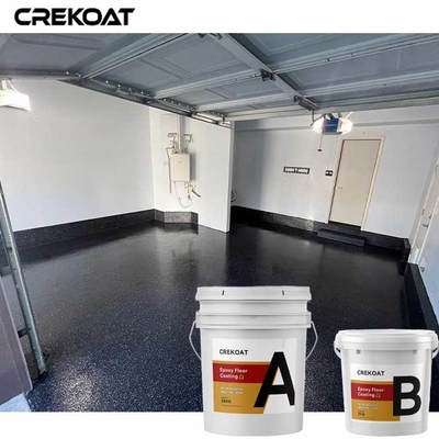 MSDS die snel Epoxyurethane van de de Vlokbevloering van de Vloerverf Decoratieve Epoxybovenlaag drogen