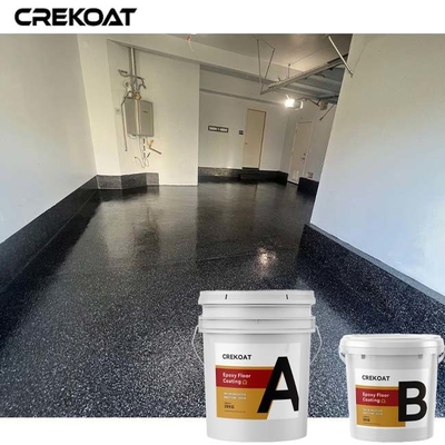 MSDS die snel Epoxyurethane van de de Vlokbevloering van de Vloerverf Decoratieve Epoxybovenlaag drogen