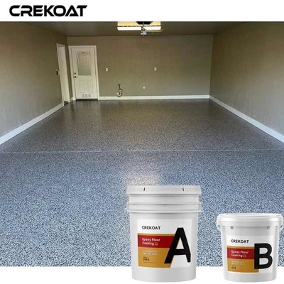 Transparant van de de Deklaaguitzending van de Epoxyharsvloer Decoratief de Vloksysteem op basis van water