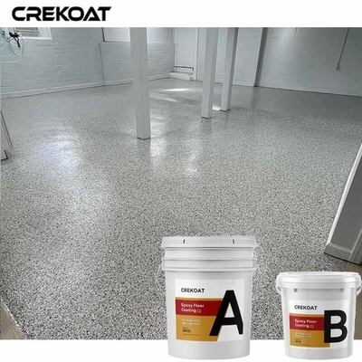 Transparant van de de Deklaaguitzending van de Epoxyharsvloer Decoratief de Vloksysteem op basis van water