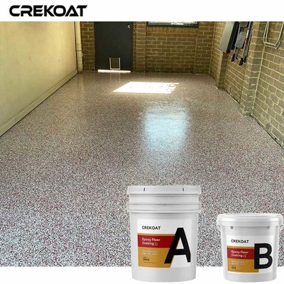 De Decoratieve Deklaag van de de Epoxyharsvloer van garagesterrassen met Multikleurenvlokken