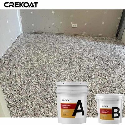 De Decoratieve Deklaag van de de Epoxyharsvloer van garagesterrassen met Multikleurenvlokken