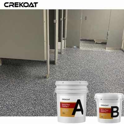 De Decoratieve Deklaag van de de Epoxyharsvloer van garagesterrassen met Multikleurenvlokken