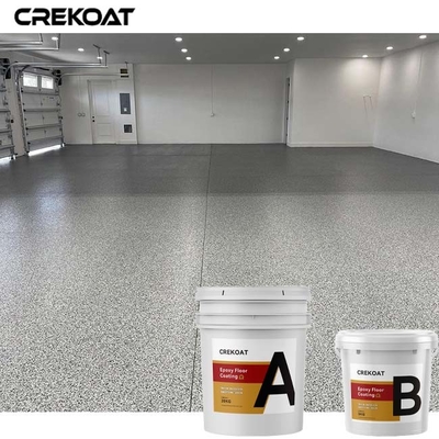 Vinylchips flake clear resin floor-Deklaag met Epoxykwarts Metaal