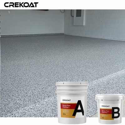 Vinylchips flake clear resin floor-Deklaag met Epoxykwarts Metaal