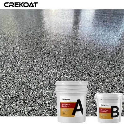 Geurloze Water Bestand Epoxyvlok die Decoratieve de Oprijlaanvloer met een laag bedekken van Kleurenchips for paint garage or