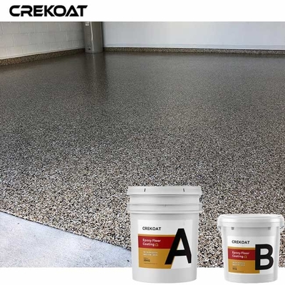 100% stevige Polyaspartic-van de de Vloerdeklaag van de Vlok Epoxyhars het Terrazzo Vlotte Oppervlakte