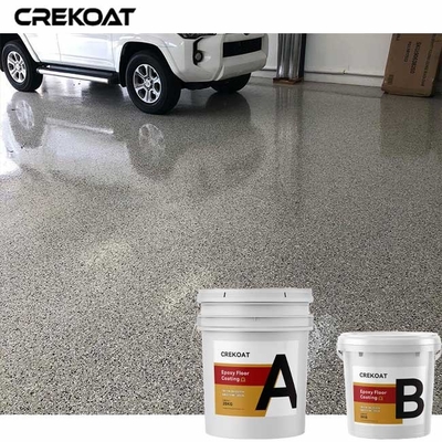 100% stevige Polyaspartic-van de de Vloerdeklaag van de Vlok Epoxyhars het Terrazzo Vlotte Oppervlakte