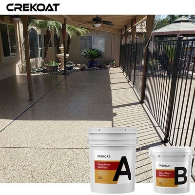 De Vloerdeklaag Gray Color Flakes Concrete Paint van de misstap Bestand Epoxyhars