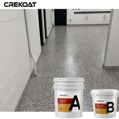 De Vloerdeklaag Gray Color Flakes Concrete Paint van de misstap Bestand Epoxyhars