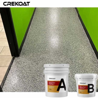 Veilige de Vloerdeklaag van de Vlokken Epoxyhars met Gepaste kleuren en Texturen
