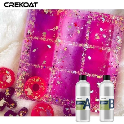 Kleine geur, heldere epoxyhars kunst voor het maken van juwelendozen