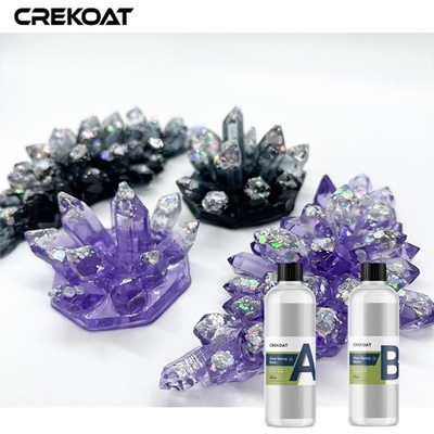 Crystal Clear Liquid Casting Resin Formuleerd Voor Vibrant Resin Geodes