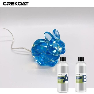 SGS Lack over Deep Cast Clear Epoxy bestaande uit Epoxy Hardener Components