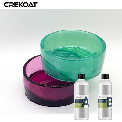 Hoogglanzige kunst vloeibare giethars 2 gallon Verbeterde UV-stabiliteit voor buitenbeelden