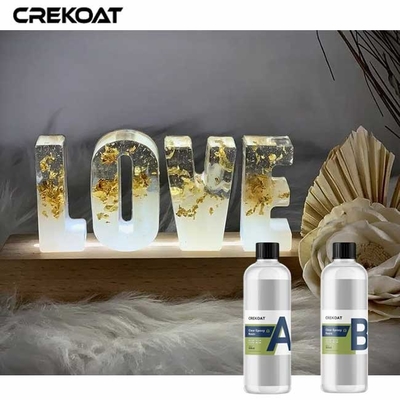 Doorzichtige epoxy hars kit voor houten tafel gladde zelf-nivellerende consistentie