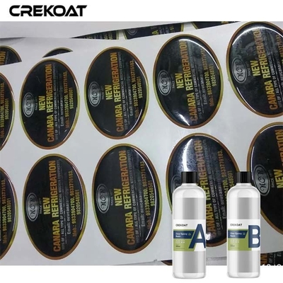 De zelf Gietende Hars van het Instructie Vloeibare Glas voor Art Acrylic Casting Domino Labels TDS