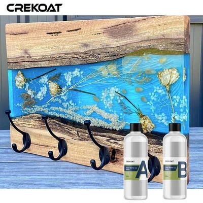 Het Hoge de Viscositeit van Crystal Clear Epoxy Resin Topcoat Snelle Genezen voor Ambachten