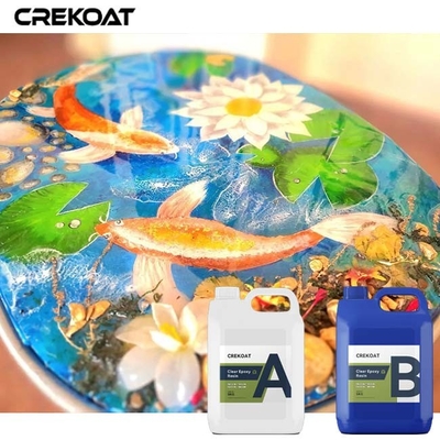 Vloeibare glazen ultrahelder epoxy hars bar tops Transformering objecten in Art hittebestandheid