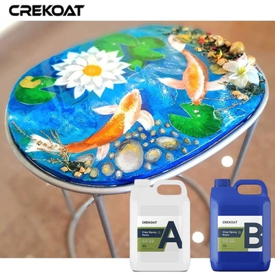 Vloeibare glazen ultrahelder epoxy hars bar tops Transformering objecten in Art hittebestandheid