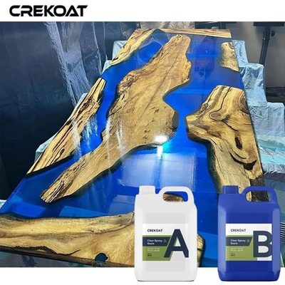 Inkapseling van diep giet epoxyhars met een glanzende en transparante afwerking