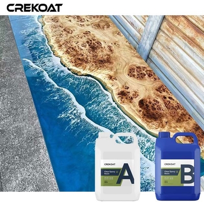 De rivierlijsten gieten Epoxyhars diep Hoge Transparante Glashelder