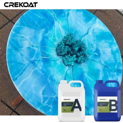 Hoog transparante levendige kleuren Liquid casting resin voor river tables and countertops