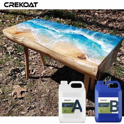Crystal Clear High Gloss Finish Table Top Epoxy High Viscosity Zelfnivelleren