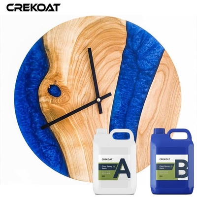 Handwerk Verbazingwekkend diep gieten epoxyhars voor riviertafels Hout leegte vullen