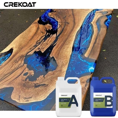 3D-effecten Dik gegoten epoxyhars vergroot de natuurlijke schoonheid van hout