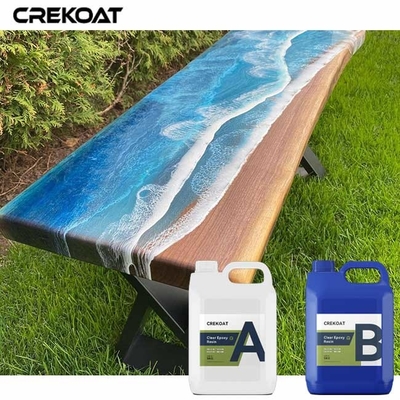 Super Clear Glazige giet Diep Epoxyhars voor Rivierlijsten Live Edge Workbenches