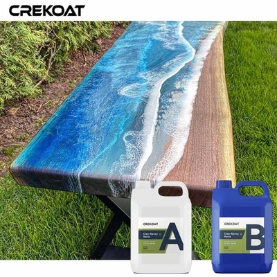Super Clear Glazige giet Diep Epoxyhars voor Rivierlijsten Live Edge Workbenches