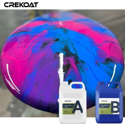 De Vezel van de glasvezelkoolstof giet diep Epoxyhars Gegoten Live Edge Tabletop