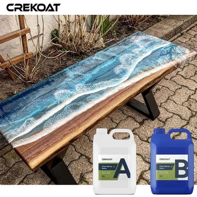 Duurzame bescherming Warmtebestand Helder epoxy Elegant glas als oppervlak MSDS